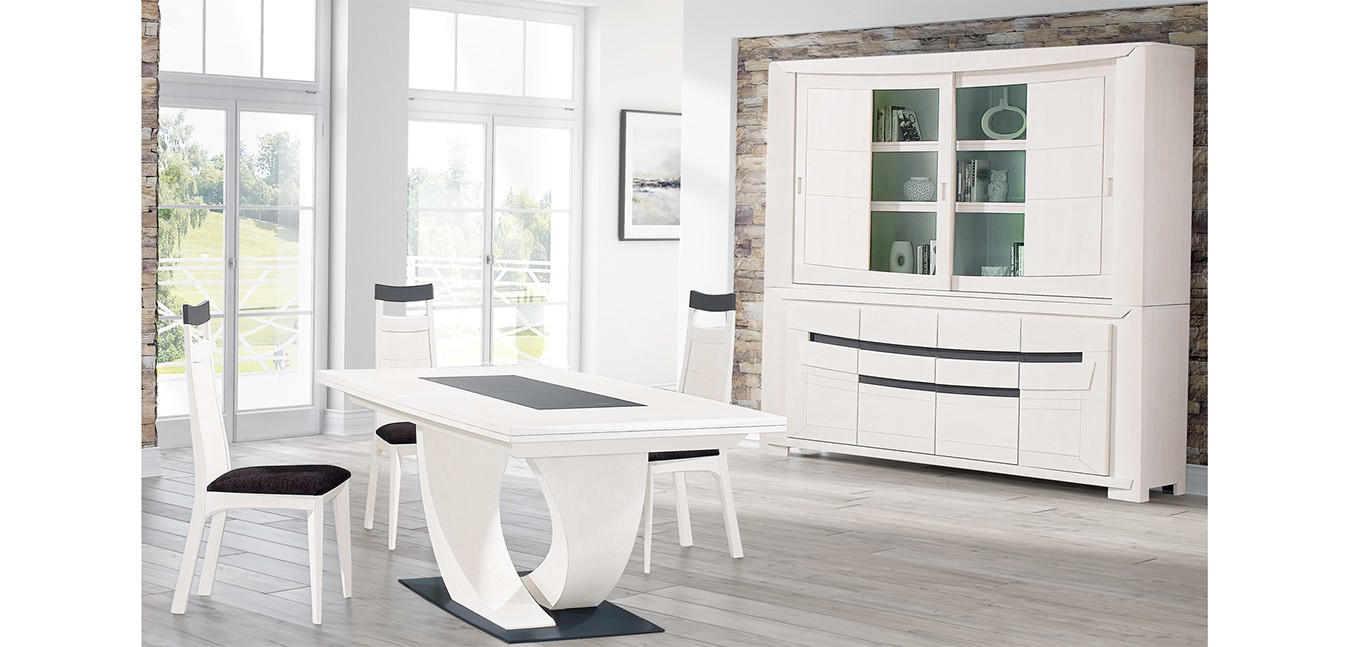 Table de repas 1 allonge , Bibliothèque 