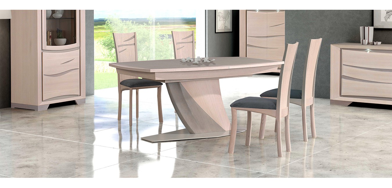 Table de repas avec 1 allonge , Chaise