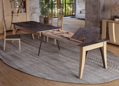 Table de repas XXL 4 pieds