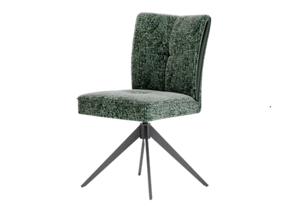 Chaise Rhodes pieds fer auto-retour 360°